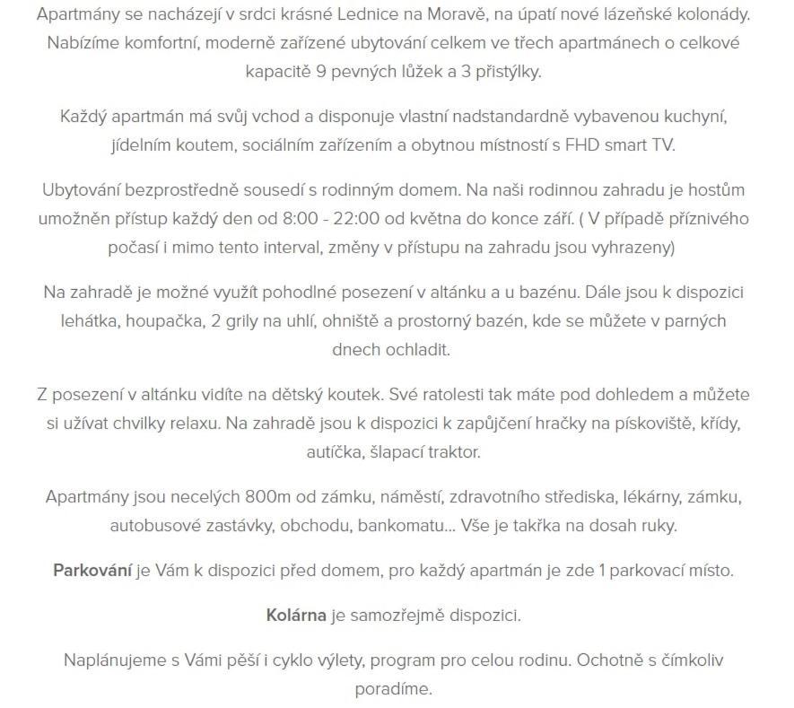 Apartmány na kolonádě Lednice Exterior foto